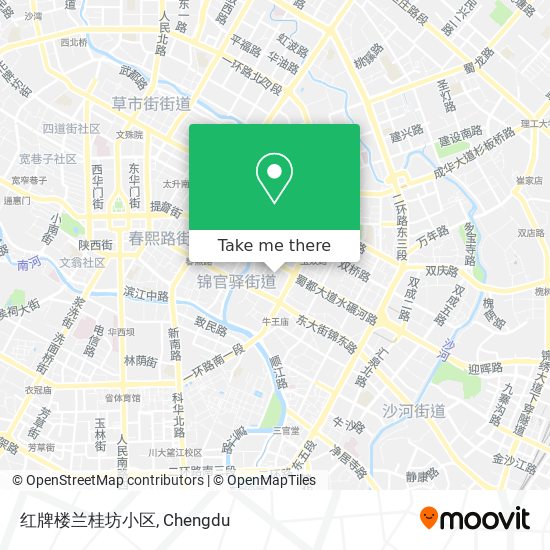 红牌楼兰桂坊小区 map