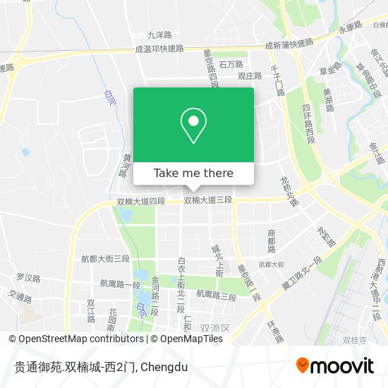 贵通御苑.双楠城-西2门 map