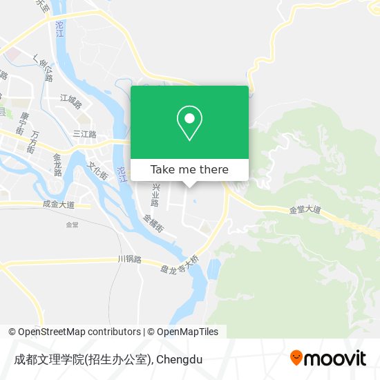 成都文理学院(招生办公室) map