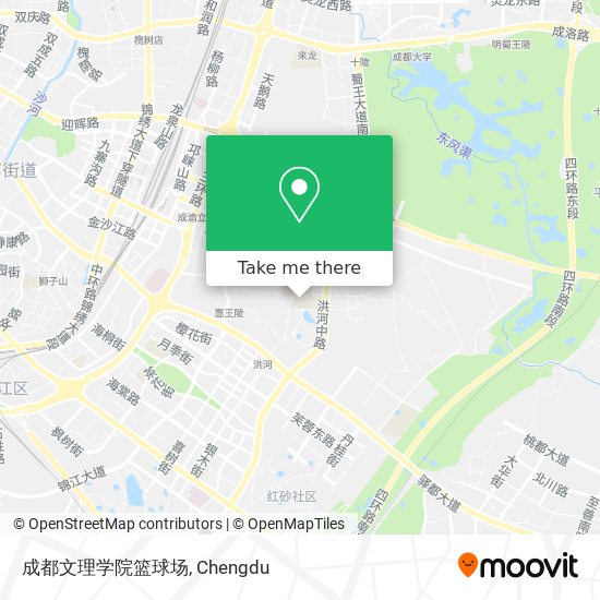 成都文理学院篮球场 map