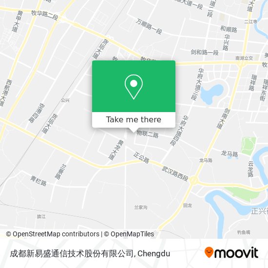 成都新易盛通信技术股份有限公司 map