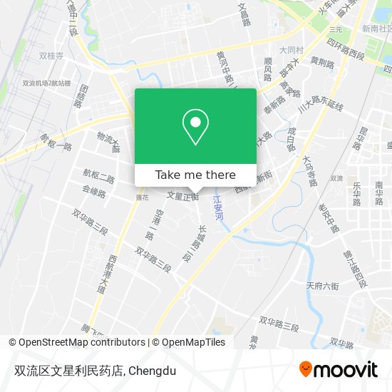 双流区文星利民药店 map