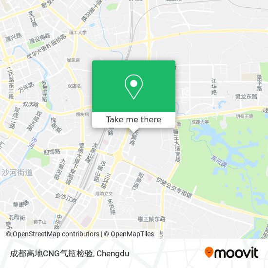 成都高地CNG气瓶检验 map