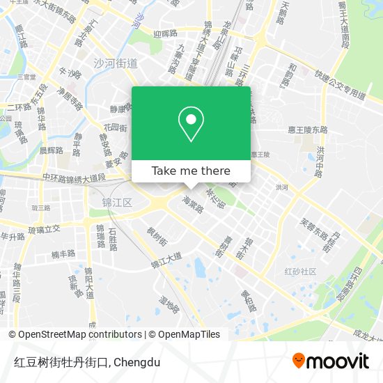 红豆树街牡丹街口 map