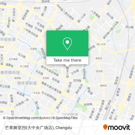 芒果舞室(恒大中央广场店) map