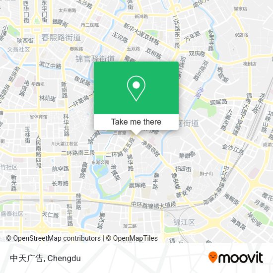 中天广告 map