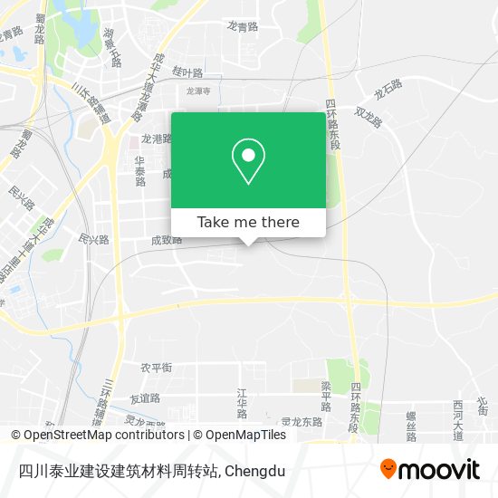 四川泰业建设建筑材料周转站 map