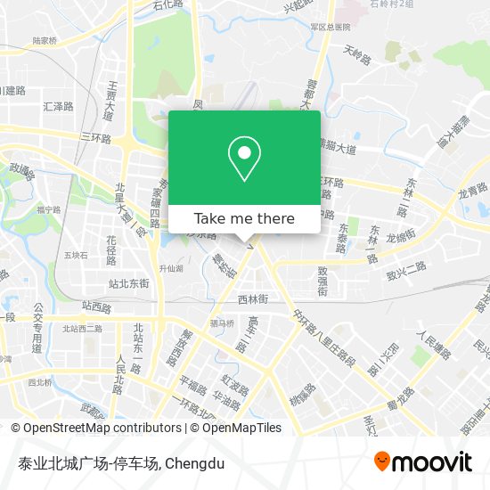 泰业北城广场-停车场 map