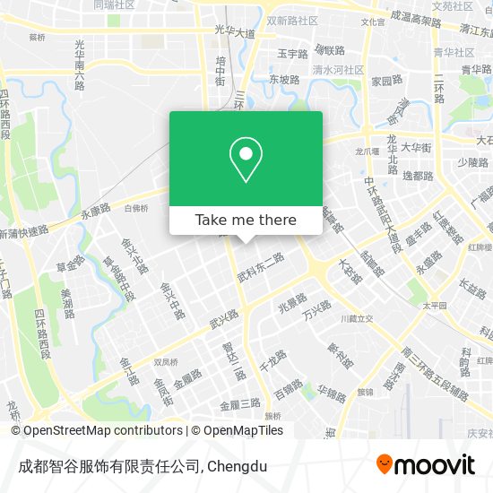 成都智谷服饰有限责任公司 map