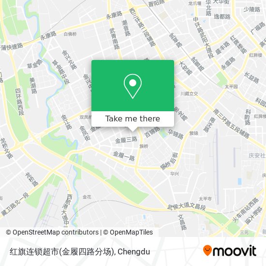 红旗连锁超市(金履四路分场) map