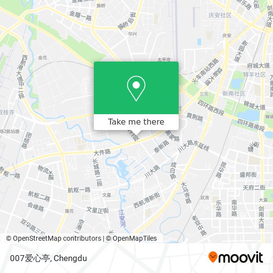 007爱心亭 map