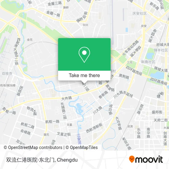 双流仁港医院-东北门 map