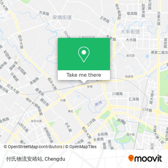 付氏物流安靖站 map