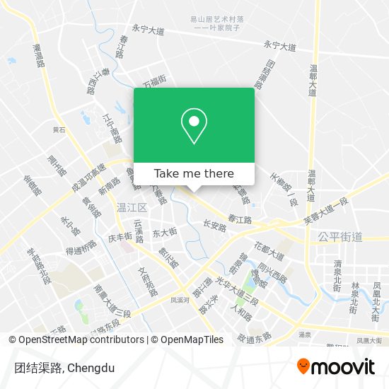 团结渠路 map