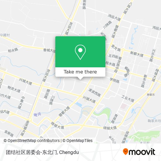 团结社区居委会-东北门 map