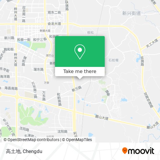 高土地 map