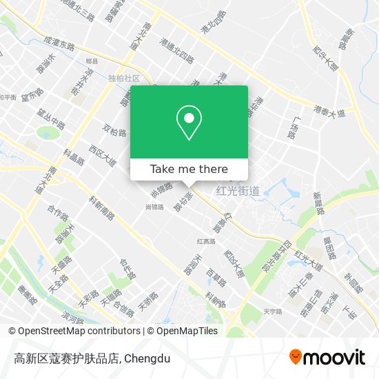 高新区蔻赛护肤品店 map