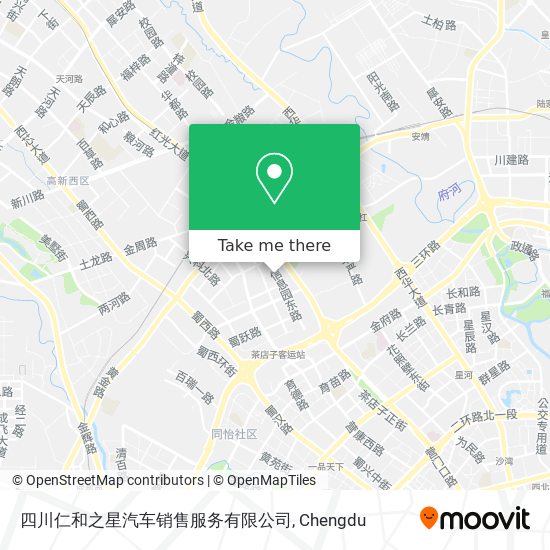 四川仁和之星汽车销售服务有限公司 map