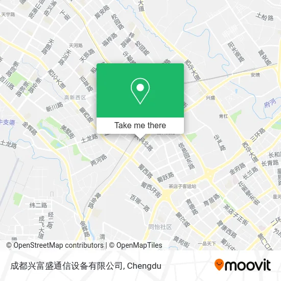 成都兴富盛通信设备有限公司 map