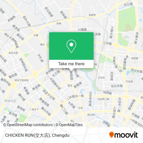 CHICKEN RUN(交大店) map
