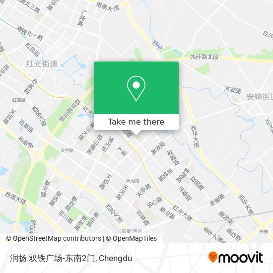 润扬·双铁广场-东南2门 map