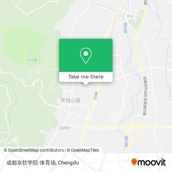 成都东软学院-体育场 map