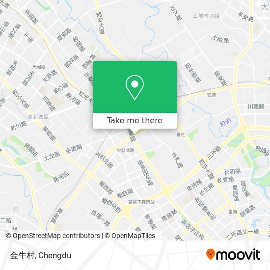 金牛村 map