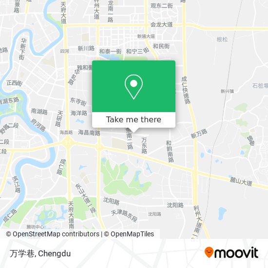 万学巷 map
