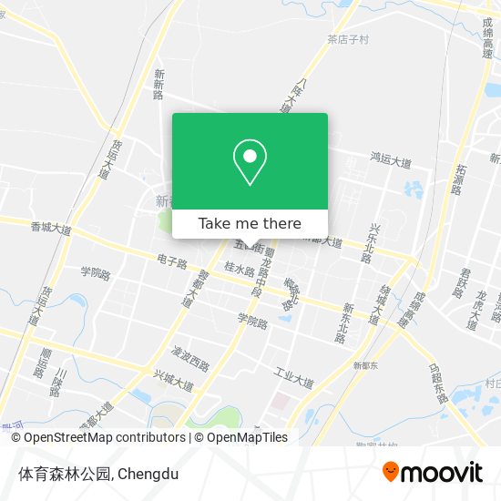 体育森林公园 map