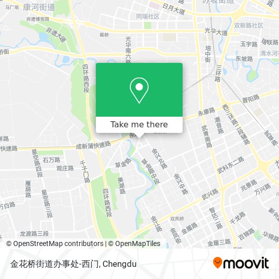 金花桥街道办事处-西门 map