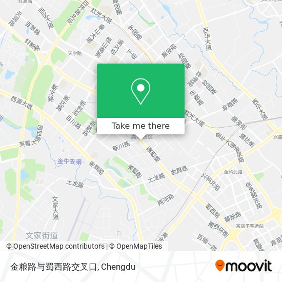 金粮路与蜀西路交叉口 map