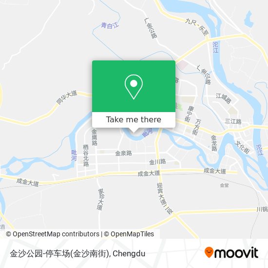金沙公园-停车场(金沙南街) map