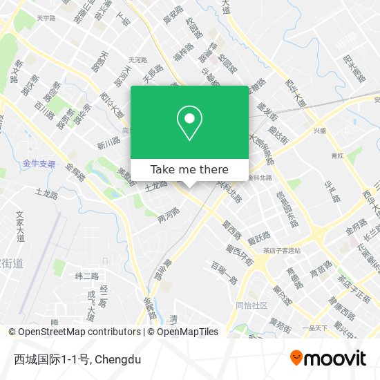 西城国际1-1号 map