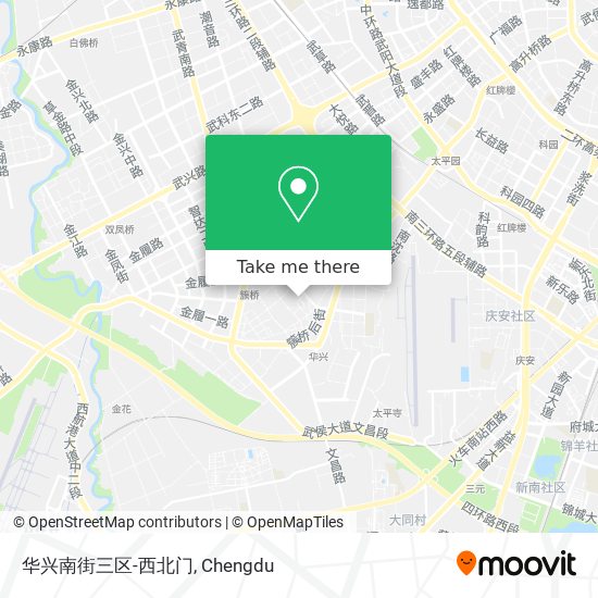 华兴南街三区-西北门 map