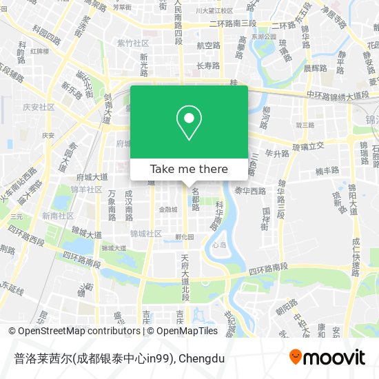 普洛莱茜尔(成都银泰中心in99) map