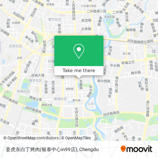 姜虎东白丁烤肉(银泰中心in99店) map