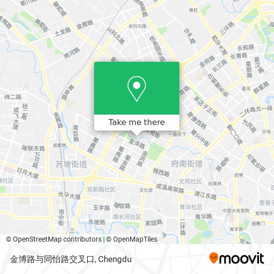 金博路与同怡路交叉口 map