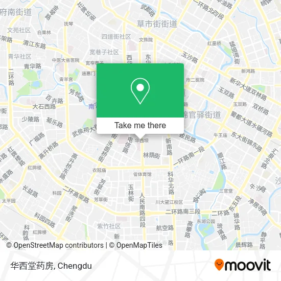 华西堂药房 map