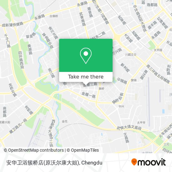 安华卫浴簇桥店(原沃尔康大姐) map