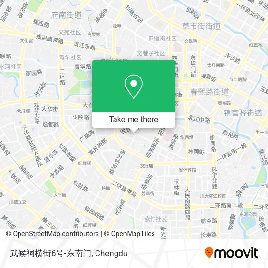 武候祠横街6号-东南门 map