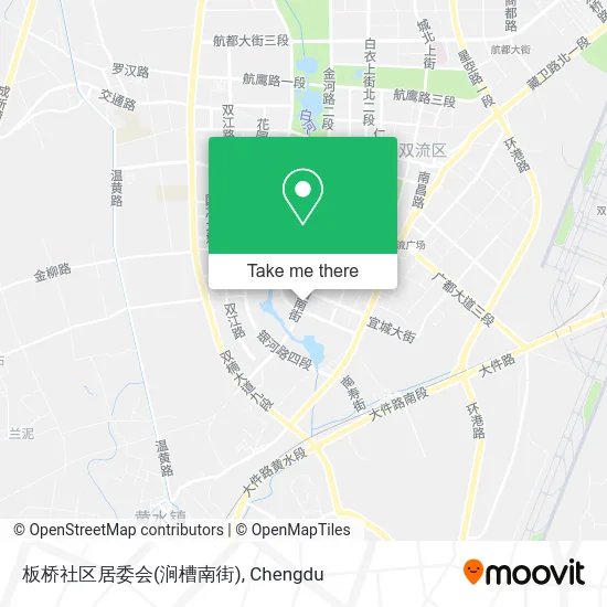 板桥社区居委会(涧槽南街) map