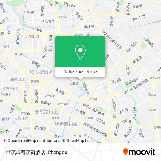 世茂成都茂御酒店 map