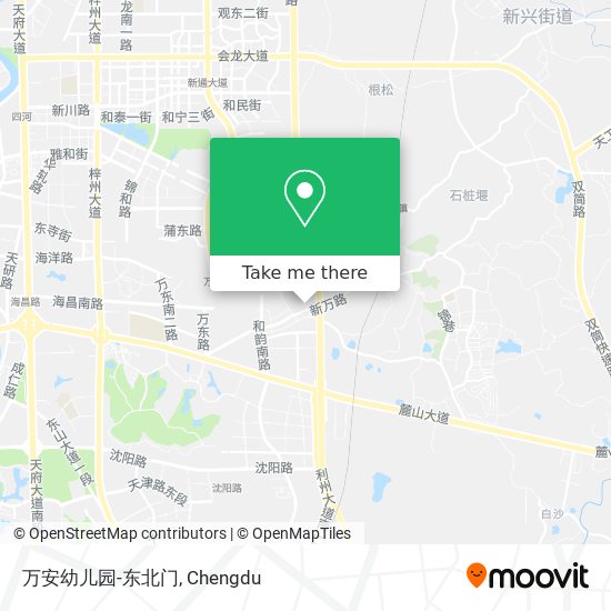 万安幼儿园-东北门 map