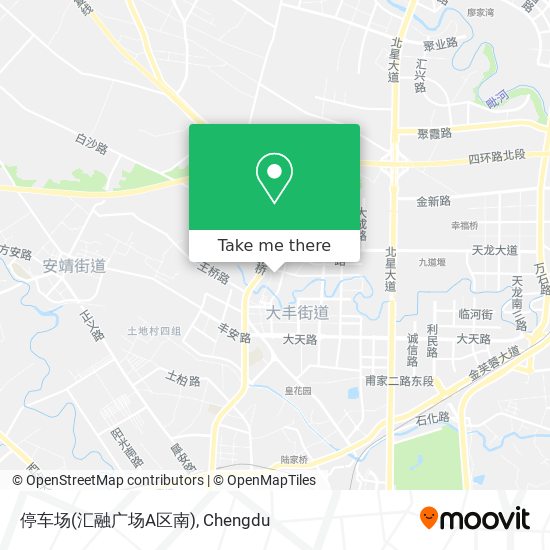 停车场(汇融广场A区南) map