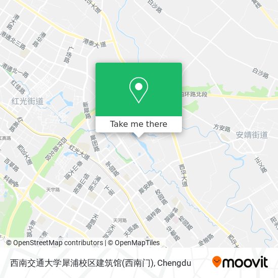 西南交通大学犀浦校区建筑馆(西南门) map