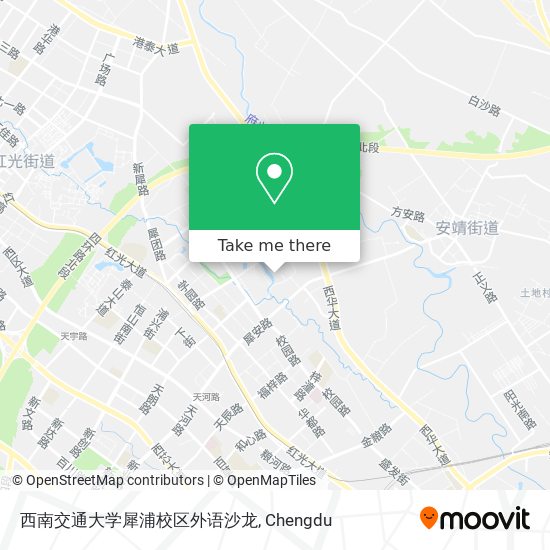 西南交通大学犀浦校区外语沙龙 map