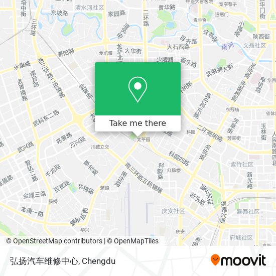 弘扬汽车维修中心 map