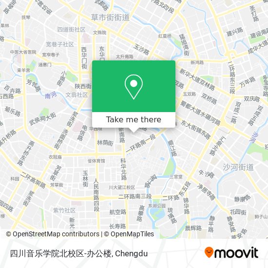 四川音乐学院北校区-办公楼 map