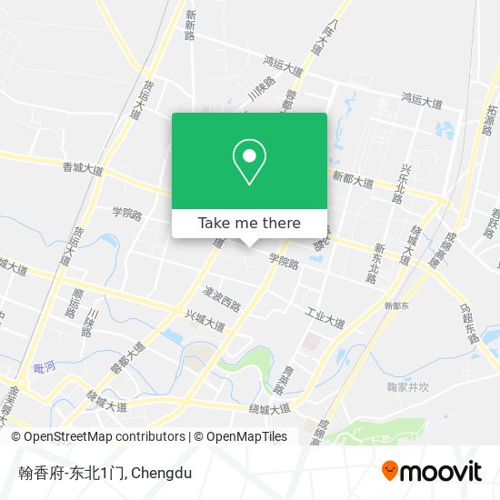翰香府-东北1门 map