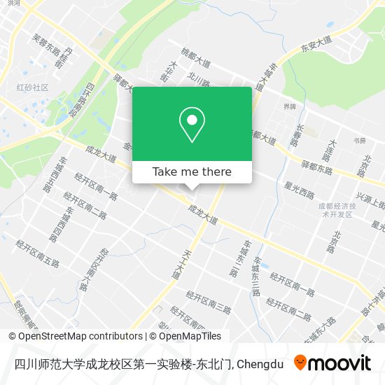 四川师范大学成龙校区第一实验楼-东北门 map